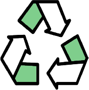 Minimize waste consumption icon